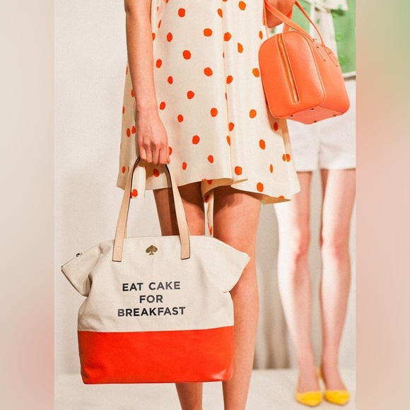 kate spade Handbags - KATE SPADE eat cake for breakfast tote